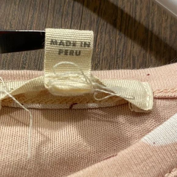 Red Caribou Girl’s ‘Moonlit Usagi(Hares)’ Peach Whip Dress Size 6/7 Years Easter - Picture 13 of 16